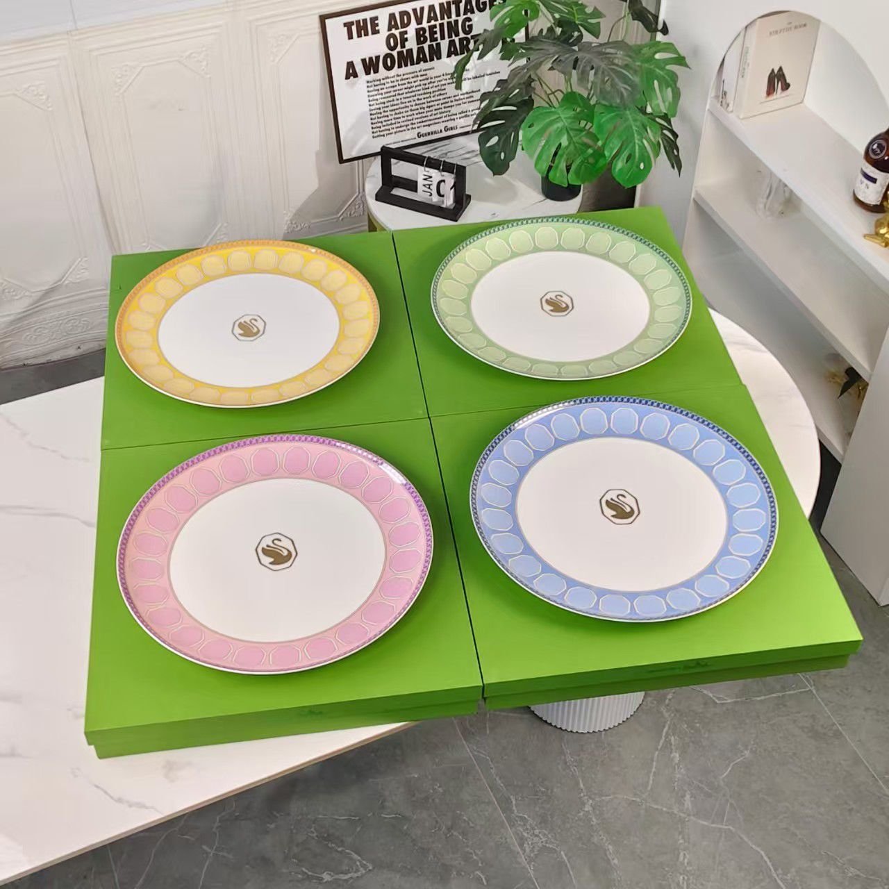 Swarovski big rounded tray 40cm - Image 6 of 6